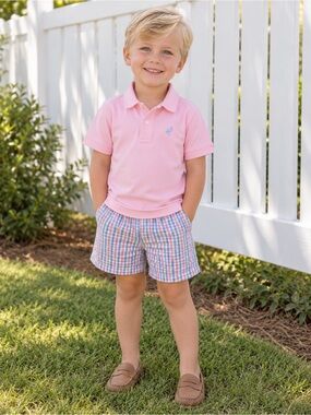 TBBC Prim & Proper light pink polo